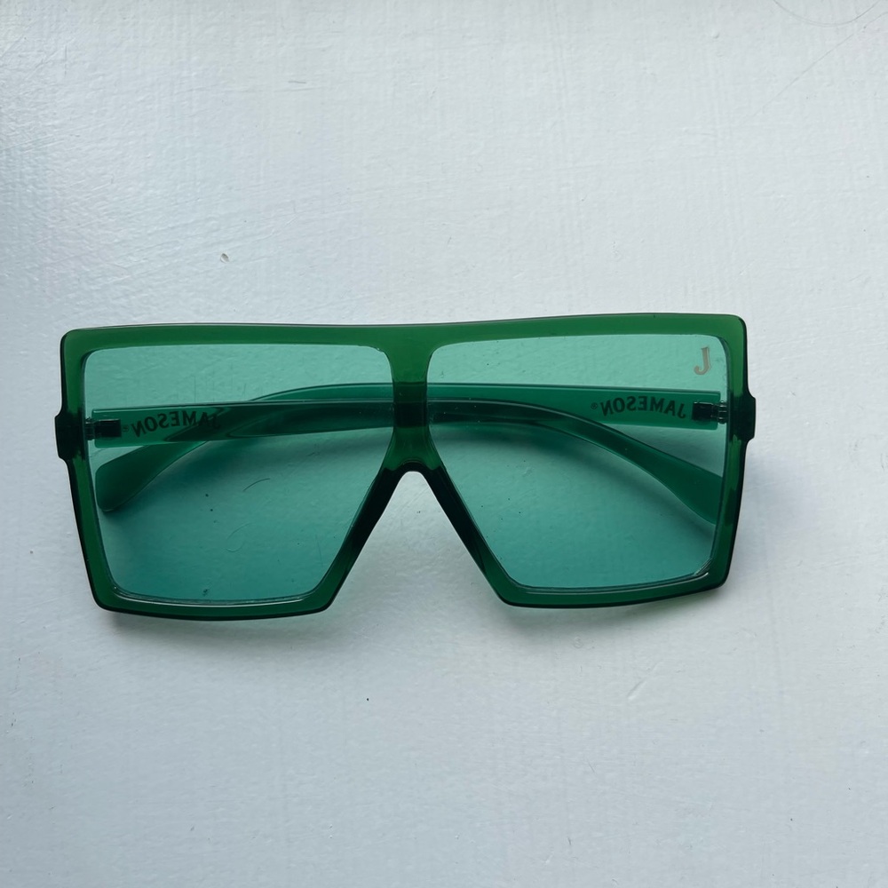 Jameson Green Square Sunglasses